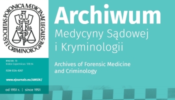 PTMSiK może prowadzić płatną działalność reklamową w „Archiwum Medycyny Sądowej i Kryminologii”